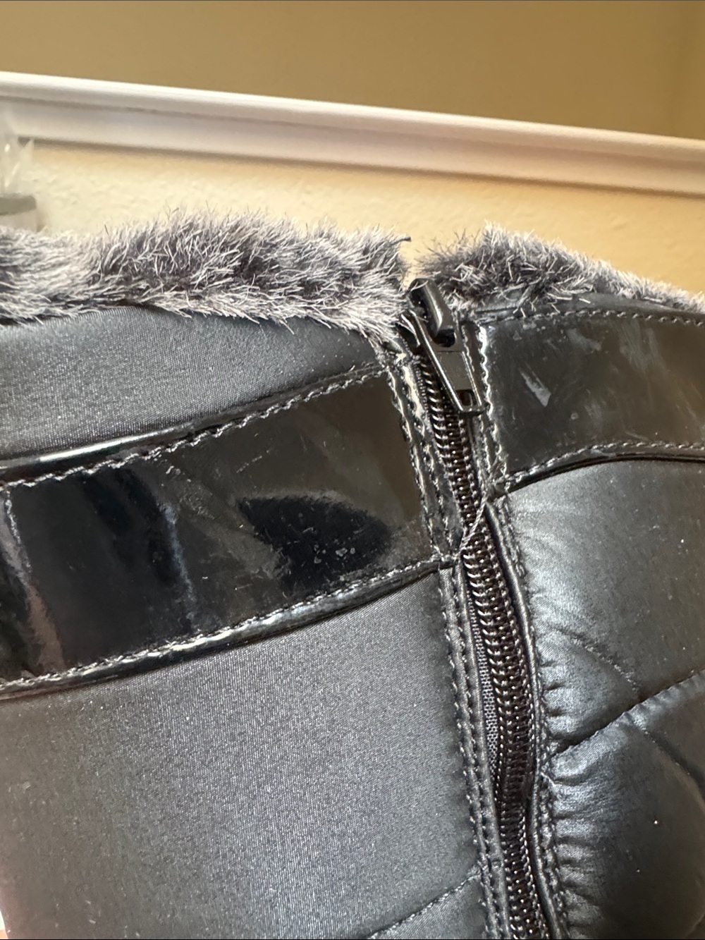 Sporto Agatha Black Mid-Calf Faux-Fur Trim Winter Boots - Picture 12 of 12